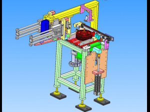 processing equipment for automobile wheel rim 3D Model