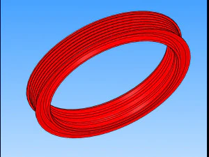processing equipment for automobile wheel rim 3D Model