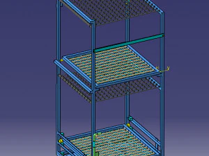 салон автомобиля полоса контейнер оборот автомобиль 3D Модель