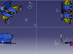 automobile front panel clamp Modelo 3D