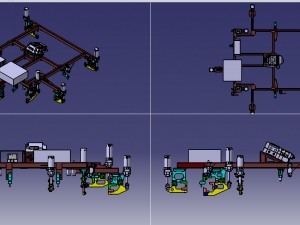 design of front floor fixture for a vehicle 3D Модель