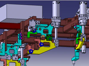 design of front floor fixture for a vehicle 3D Model