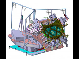 Poste de travail de soudage automatique robot pour capot d'automobile Modèle 3D