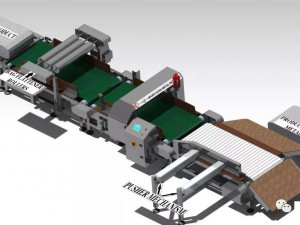 metal detection conveyor belt luggage screening machine 3D Модель