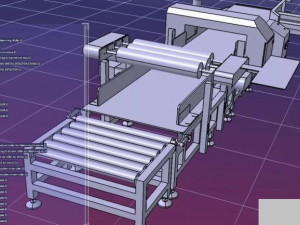 metal detection conveyor belt luggage screening machine Modelo 3D