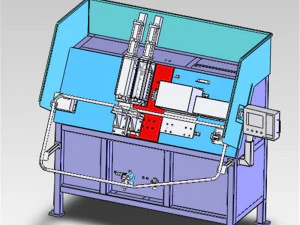elbow flash butt welding machine 3D Model