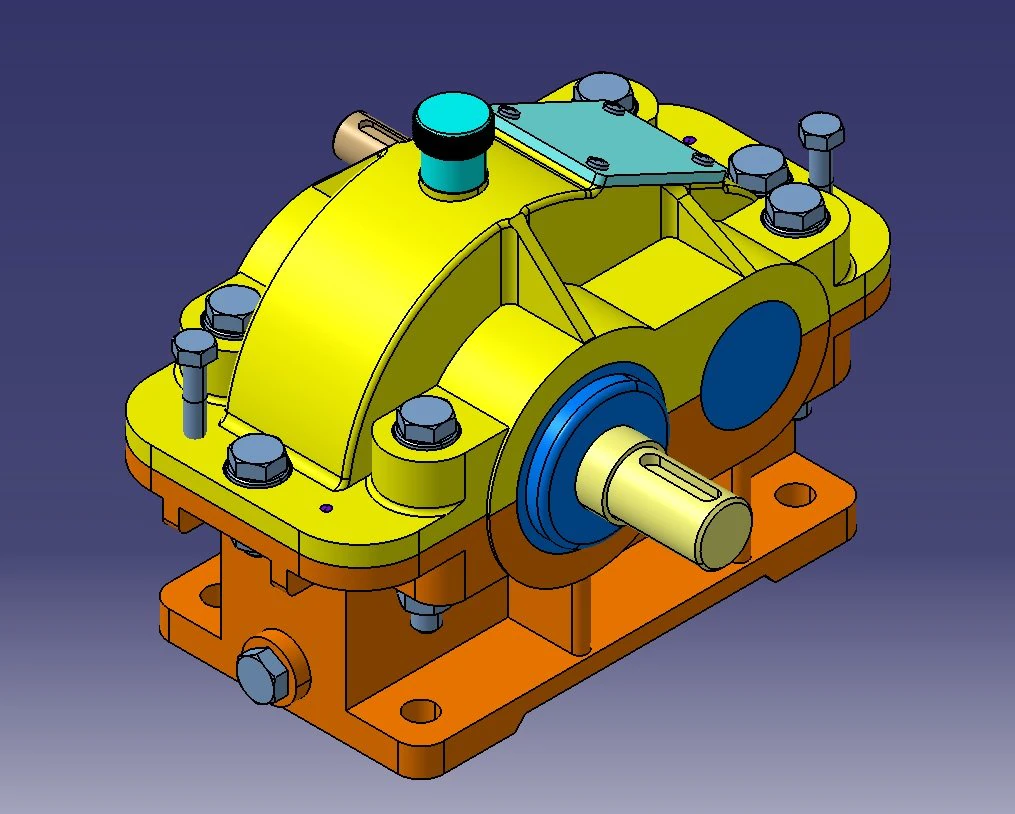 First stage reducer 3D Model .c4d .max .obj .3ds .fbx .stl .blend
