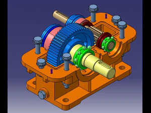 First stage reducer 3D Model