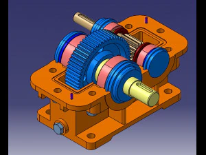 First stage reducer 3D Model
