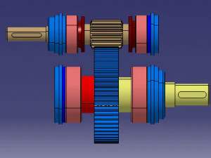 First stage reducer 3D Model