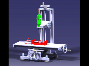frezarka bench drill Modèle 3D