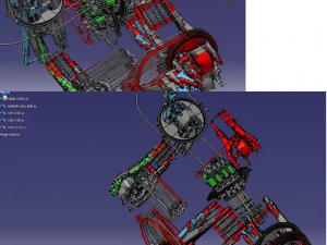 welding fixture for connecting plate of automobile front longitudinal beam 3D Model