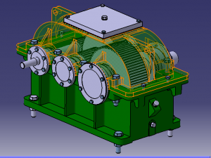 2-stage reducer 3D Модель