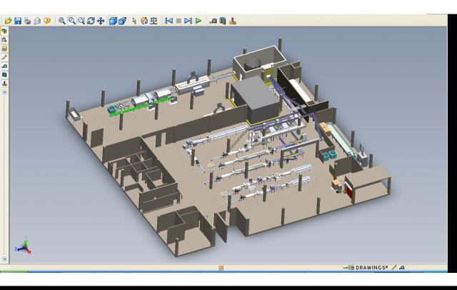 double layer assembly line 3Dモデル .c4d .max .obj .3ds .fbx .stl .blend 