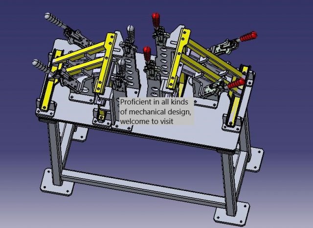 mbt welding fixture 3D Модель .c4d .max .obj .3ds .fbx .stl .blend 