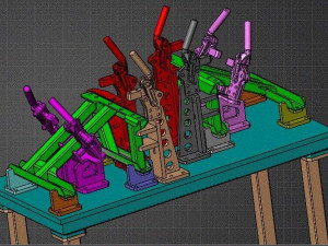 mbt welding fixture 3D Модель