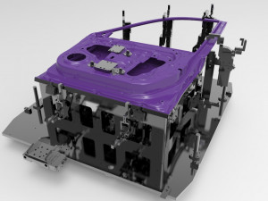 design of door frame fixture 3D Модель