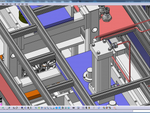 automatic engine cylinder production line Modello 3D