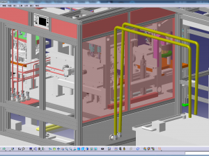 automatic engine cylinder production line Modello 3D