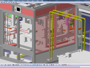 automatic engine cylinder production line 3D Model
