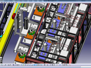 automatic engine cylinder production line 3D Model