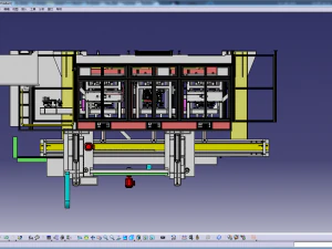 automatic engine cylinder production line 3D Model