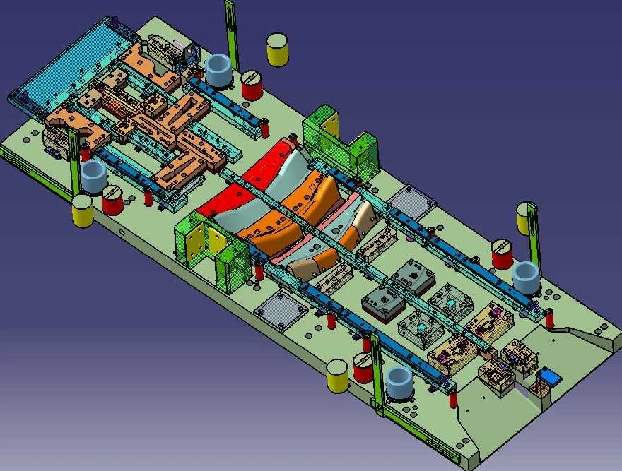 automobile hardware mold complete set of production cad drawing 3D Model .c4d .max .obj .3ds .fbx .stl .blend 