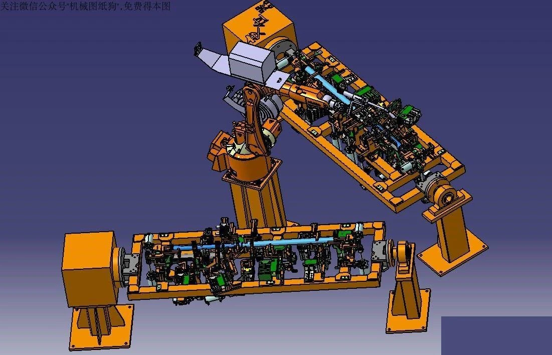 welding jig for welding of instrument frame welding beam 3D Model .c4d .max .obj .3ds .fbx .stl .blend 