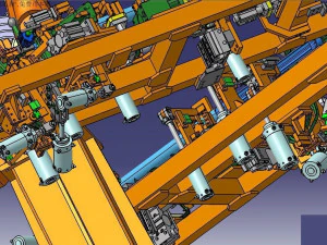 welding jig for welding of instrument frame welding beam 3D Model