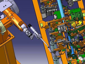 welding jig for welding of instrument frame welding beam 3D Model
