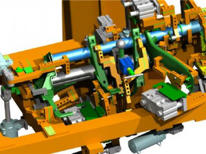welding jig for welding of instrument frame welding beam 3D-Modell