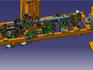 welding jig for welding of instrument frame welding beam 3D-Modell