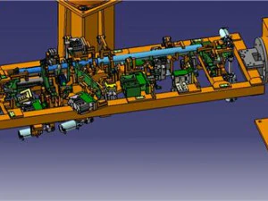 welding jig for welding of instrument frame welding beam 3D Model