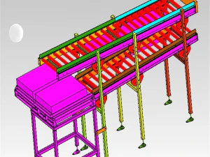 design of arc welding workstation with single robot and double fixture 3D Model