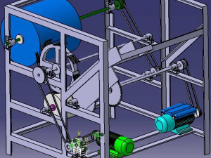 bottle handling equipment bottle cutting machine 3D Model