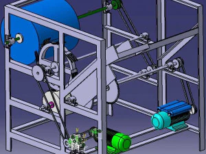 ボトル処理装置 ボトル切断機 3Dモデル