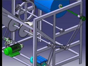 bottle handling equipment bottle cutting machine 3D Model