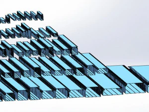 there are 55 types of m-type wiring trough 3D Model