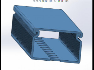 there are 55 types of m-type wiring trough 3D मॉडल