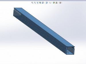 there are 55 types of m-type wiring trough 3D मॉडल