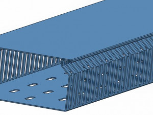 there are 55 types of m-type wiring trough 3D मॉडल
