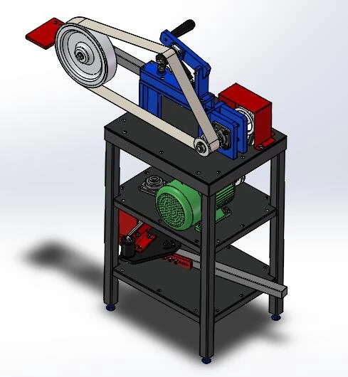 belt grinder 3D Model .c4d .max .obj .3ds .fbx .stl .blend 
