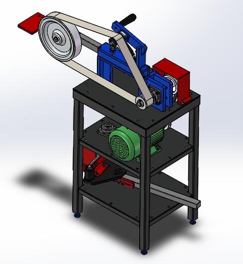 Mesin outlet belt grinder