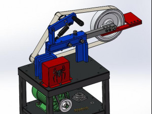 belt grinder 3D 모델