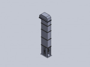 bucket lifting model 3D-Modell