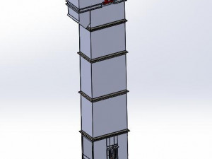 bucket lifting model 3D 模型