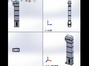 bucket lifting model 3D 模型