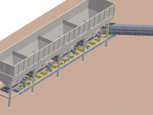 asphalt concrete mixing plant 3D Model