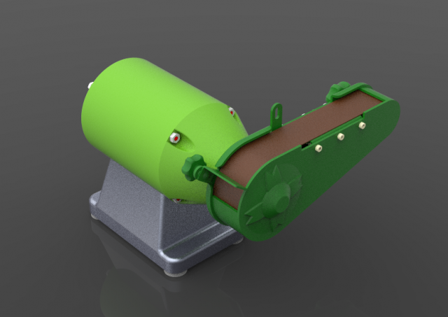 small belt conveyor Model 3D .c4d .max .obj .3ds .fbx .stl .blend 
