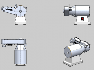 small belt conveyor Model 3D